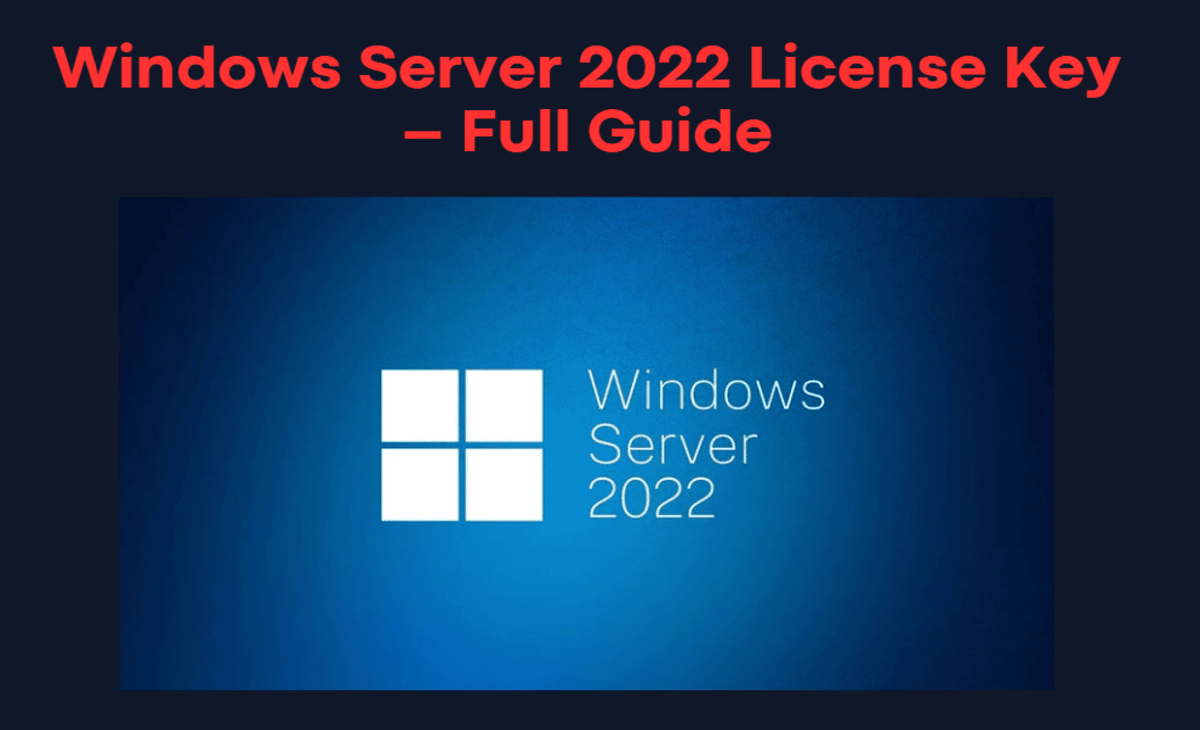 Windows Server 2022 License Key