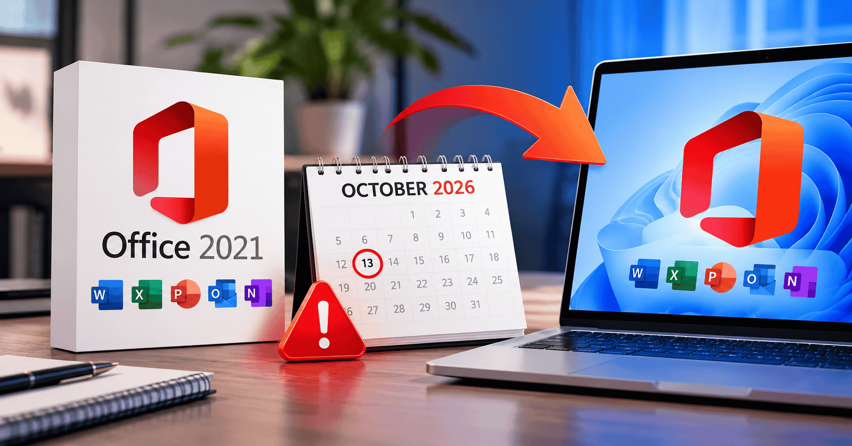 Office 2021 support ends October 13 2026 — upgrade guide for home users and businesses